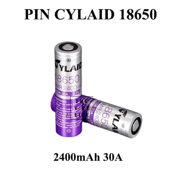 Pin Cylaid Tím là loại pin tiêu biểu của dòng 18650