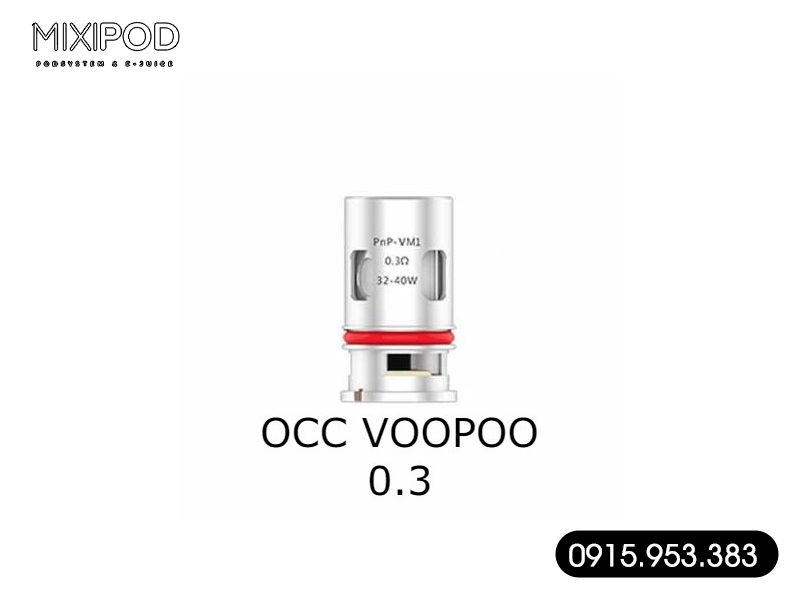 Pack Coil Occ Voopoo PnP-VM1 0.2Ω 0.3Ω (5pcs)