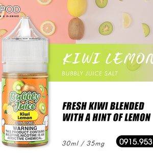 Bubbly Juice Saltnic Kiwi Lemon