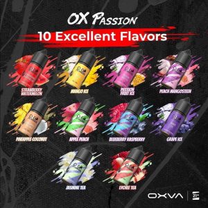 Tinh Dầu OXVA Juice Passion 38MG/58MG Các Vị Ngon Nhất