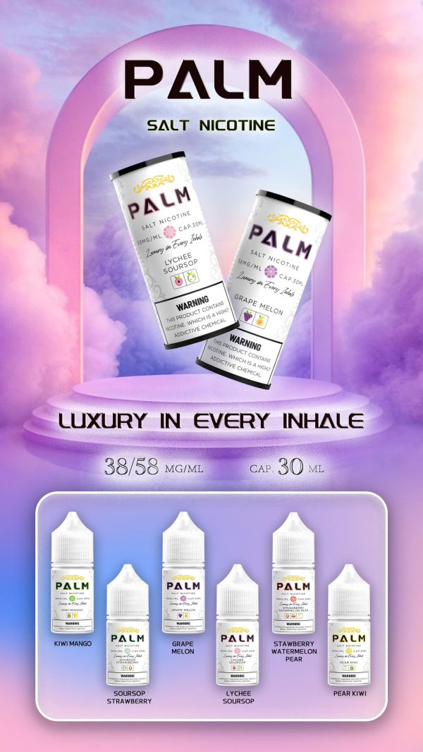 Palm Salt Juice 38/58MG Chính Hãng - Giá Rẻ từ Anh Quốc